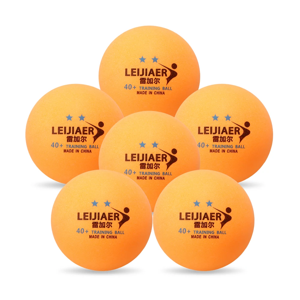 

Новый 6 шт. Пластик шарики для пинг-понга 1/2/3-звезда 40 мм Диаметр мячи для настольного тенниса практика тренировочные мячи