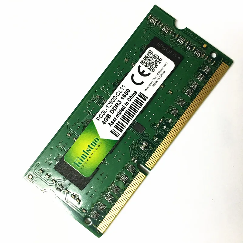 Kinlstuo новые ОЗУ DDR3/DDR3L 2 ГБ/4 ГБ/8 ГБ PC3L-12800/10600 204pin So-Dimm Ram память для ноутбука