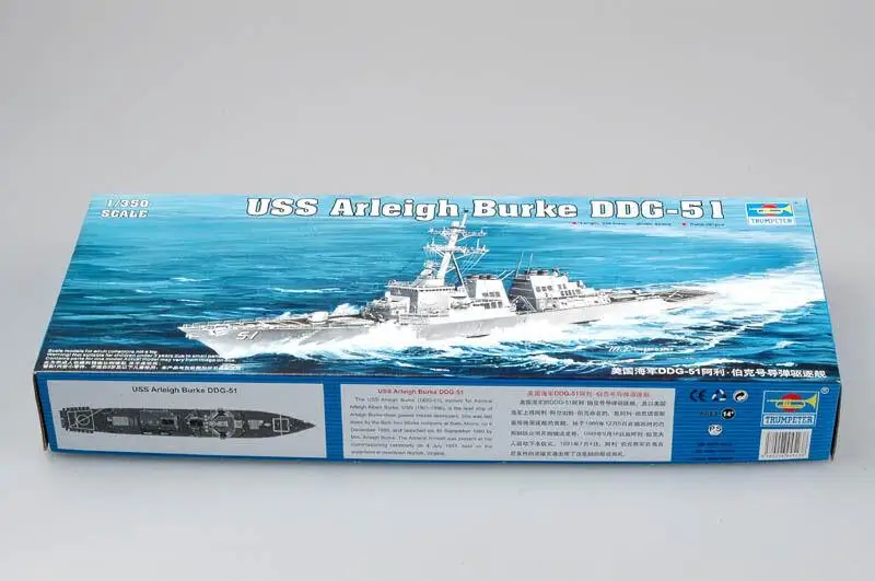 Trumpeter 1/350 04523 USS Arleigh Burke DDG-51 | Игрушки и хобби