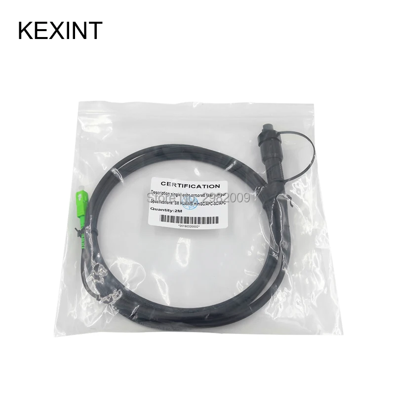 KEXINT волоконно оптический патч корд 3 м с коннектором Hua Wei 0 мм SC/APC IP68 / 5 шт.|optical patch