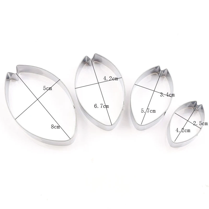 Нержавеющая сталь печенья Форма для выпечки цветок лепестковая форма резак DIY