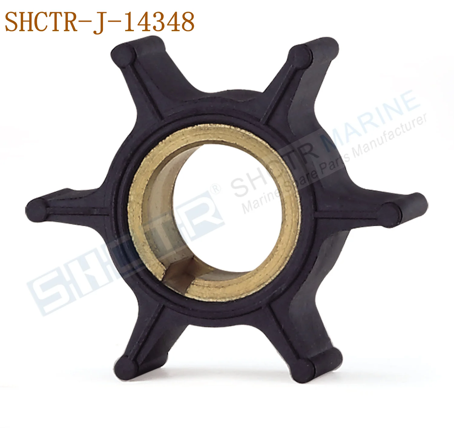 

Подвесная крыльчатка SHCTR для Mercruiser OEM 19210-ZW9-A32,Sierra 18-32455,CEF 500348,8/9,9/10/15/20HP, Латунная вставка