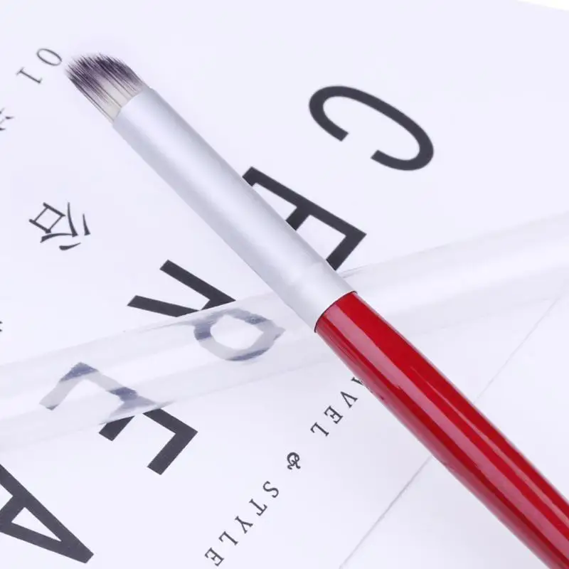 1 шт. красная деревянная кисть для рисования|Кисти ногтей| |