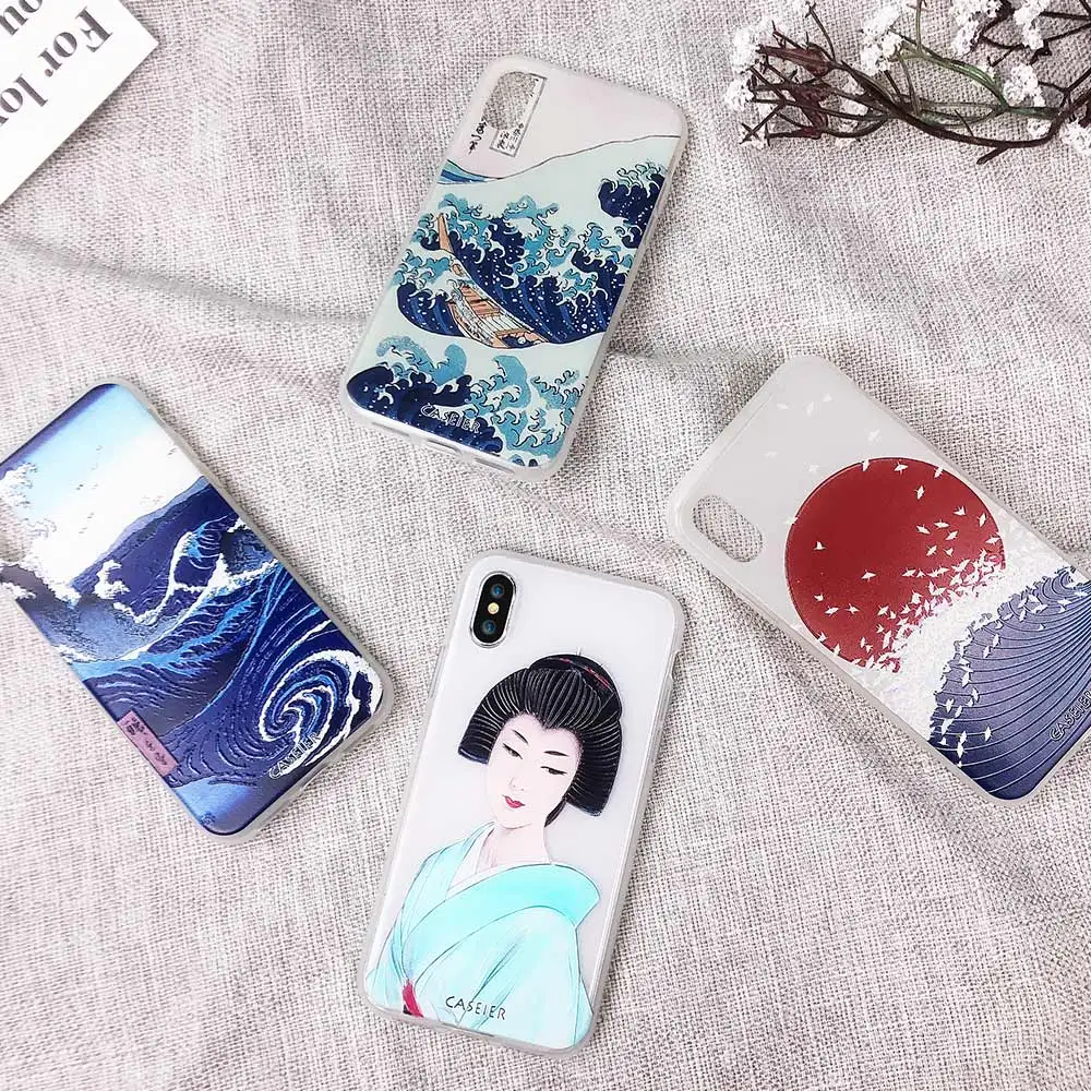 Чехол CASEIER Exotic для телефона iPhone X 7 8 6 6s Plus мягкие ультра-тонкие чехлы из ТПУ с