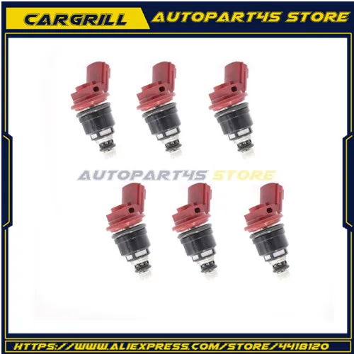 

6 шт. топливный инжектор потока 300ZX I30 J30 3.0L A46-00, FJ285, 842-18114 16600-96E00 1660096E00 для Nissan