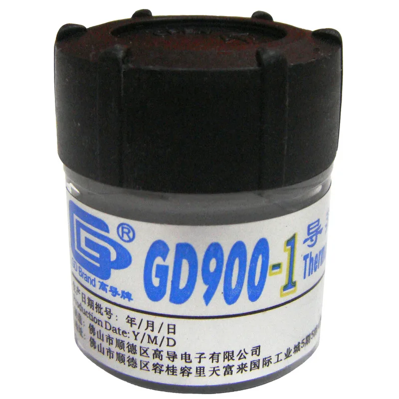 

High Guide Gd900-1 Heat Conduction Grease Dissipate Silica Gel Ointment Contain Silver Net 30g Can Small Bottled