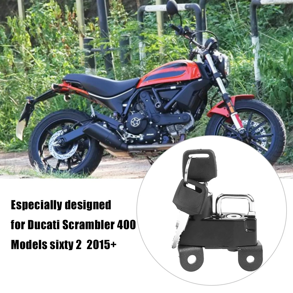 Замок для мотоциклетного шлема с 2 кнопками из алюминия Ducati Scrambler 400 моделей sixty