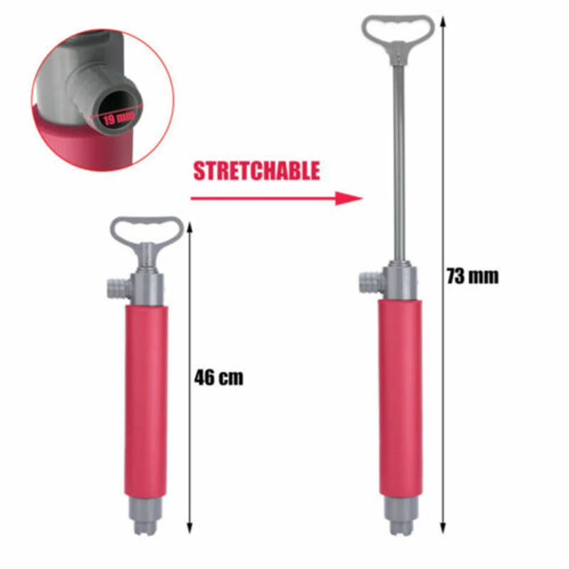 Откачивающий насос ручной всасывающий дренажный для каноэ лодки рыбы