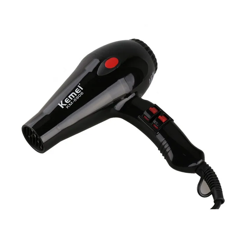 Kemei KM-8906 home negative ion high-power hot and cold air blower Black | Бытовая техника