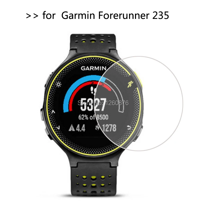 Закаленное стекло для смарт часов Garmin Forerunner 235 Premium Защитная пленка экрана