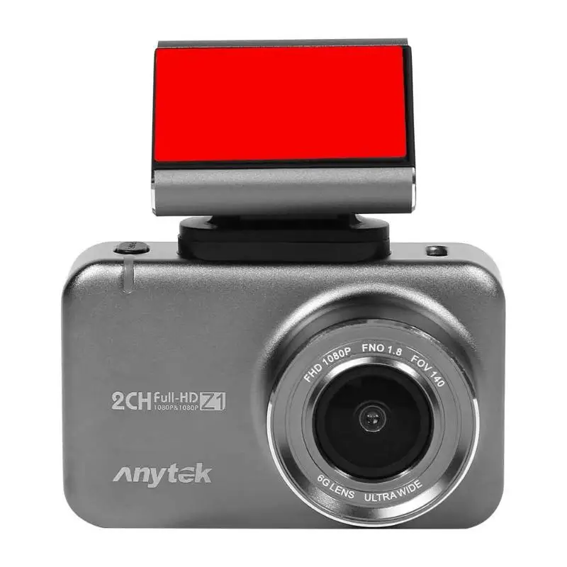 Автомобильный видеорегистратор Anytek Z1 1080p HD с сенсорным экраном 2 35 дюйма двойной
