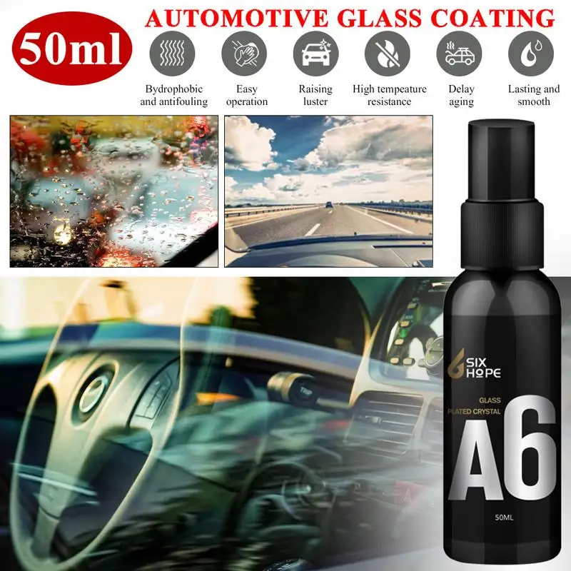 50ml Automotive Car Glass Coating Agent Rainproof Rearview Mirror Cleaning Water Flooding A6 2019 | Автомобили и мотоциклы