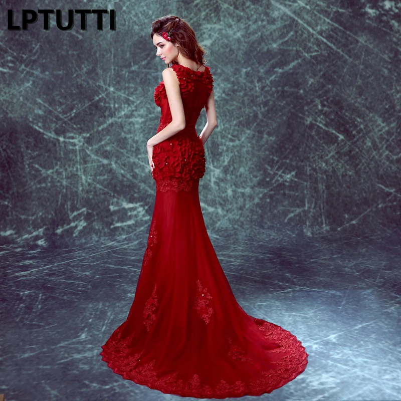 LPTUTTI Lace Appliques New For Women Elegant Date Ceremony Party Prom Gown Formal Gala Events Luxury Long Evening Dresses | Свадьбы и