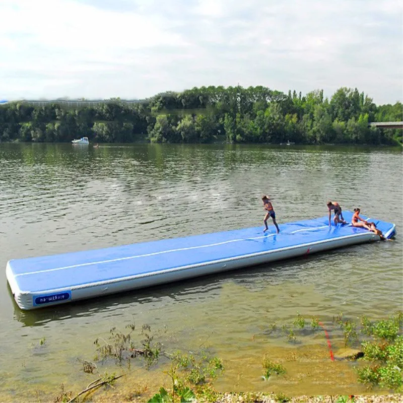 Продажа 6 м 7 м 8 м надувная аэродинамическая гимнастика, сушильный пол, коврик для дома, йоги, спортзала, тхэквондо, Чирлидинг, пляж с воздушным насосо...