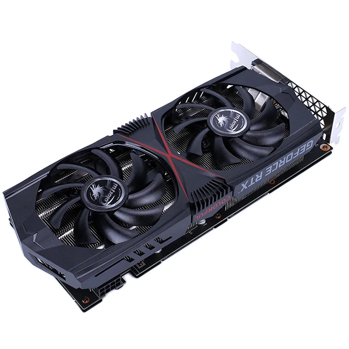 Цветная видеокарта GeForce RTX 2060 6G HA1V NVIDIA 1365 МГц + GDDR6 cuda ядрами 1920 DP/HDMI/DVI|Видеокарты| |