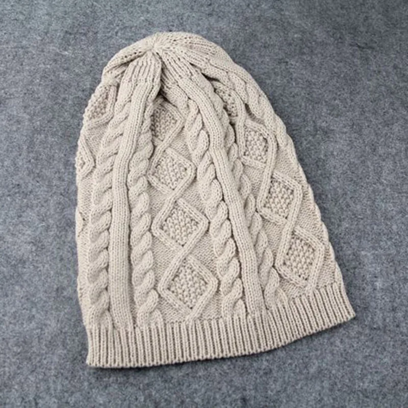

2018 women hats faux wool twist design beanie winter hats knitted warm skull cap bonnet femme gorros mujer invierno chapeu30
