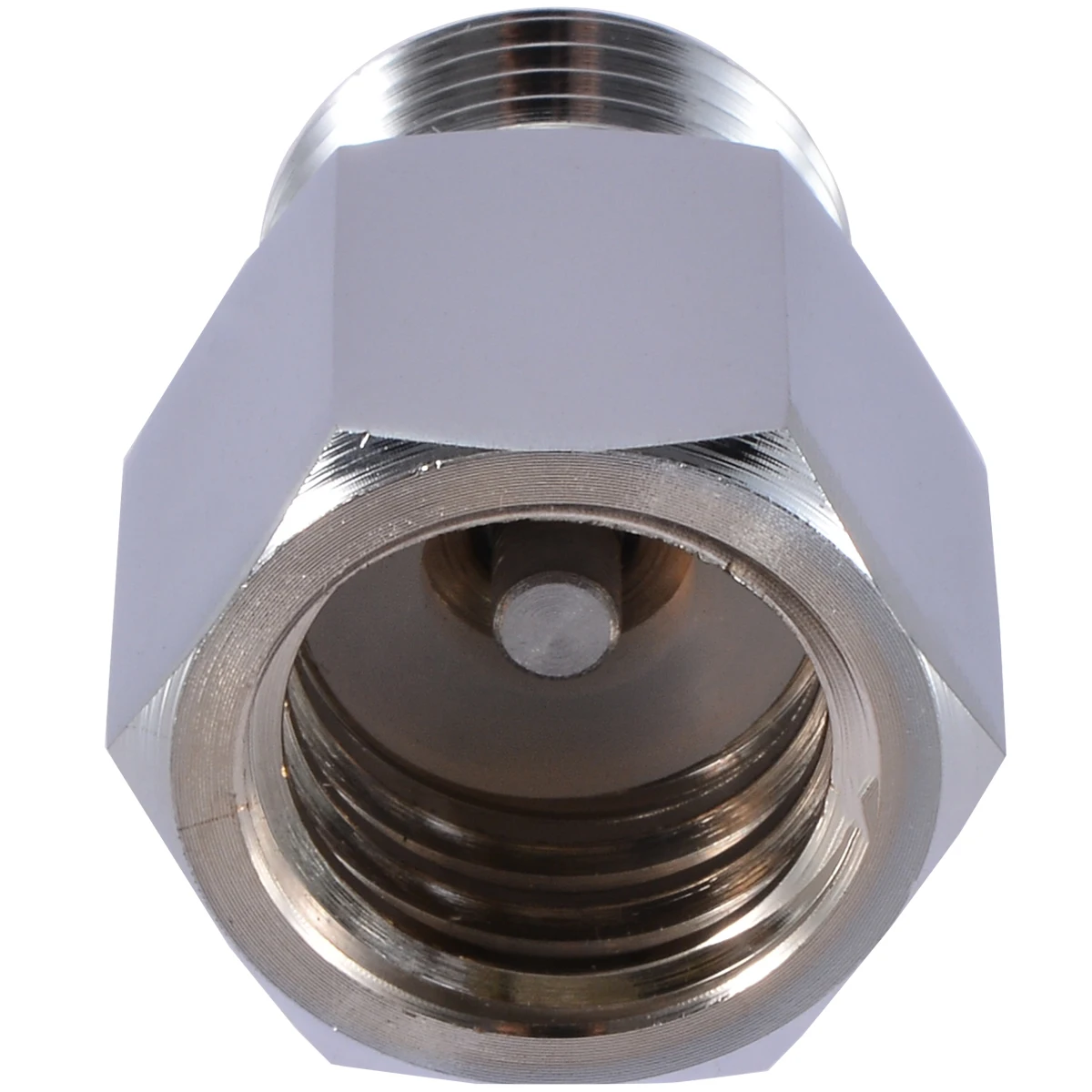 Серебряный цилиндр конвертер адаптер для аквариума СО2 регуляторы колонки