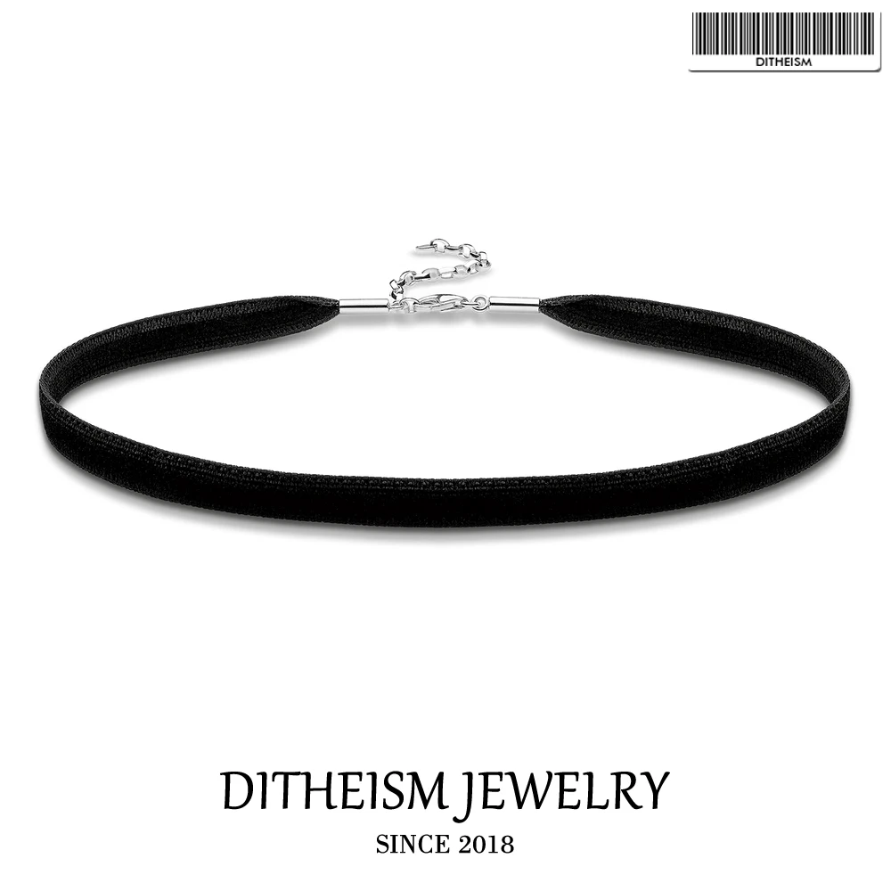 Колье Chokers бархатная лента классика 2018 модные ювелирные изделия из стерлингового