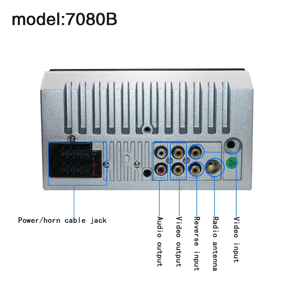 7 дюймовый MP5 Автомобильный плеер с Bluetooth FM MP4 SD USB емкостный экран 800x480 Бесплатная