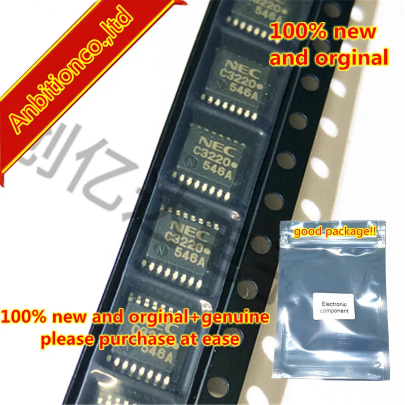 10 шт. 100% Новый оригинальный UPC3220GR-E1-A шелкография C3220 SSOP-16 понижающий