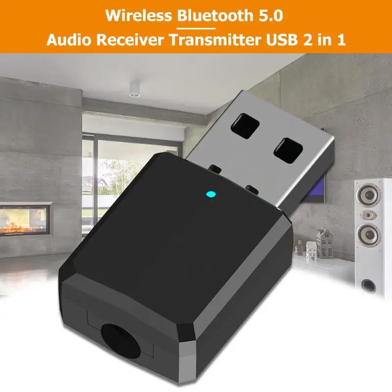 USB Bluetooth 5 0 адаптер кабель 2in беспроводной музыкальный аудио приемник передатчик