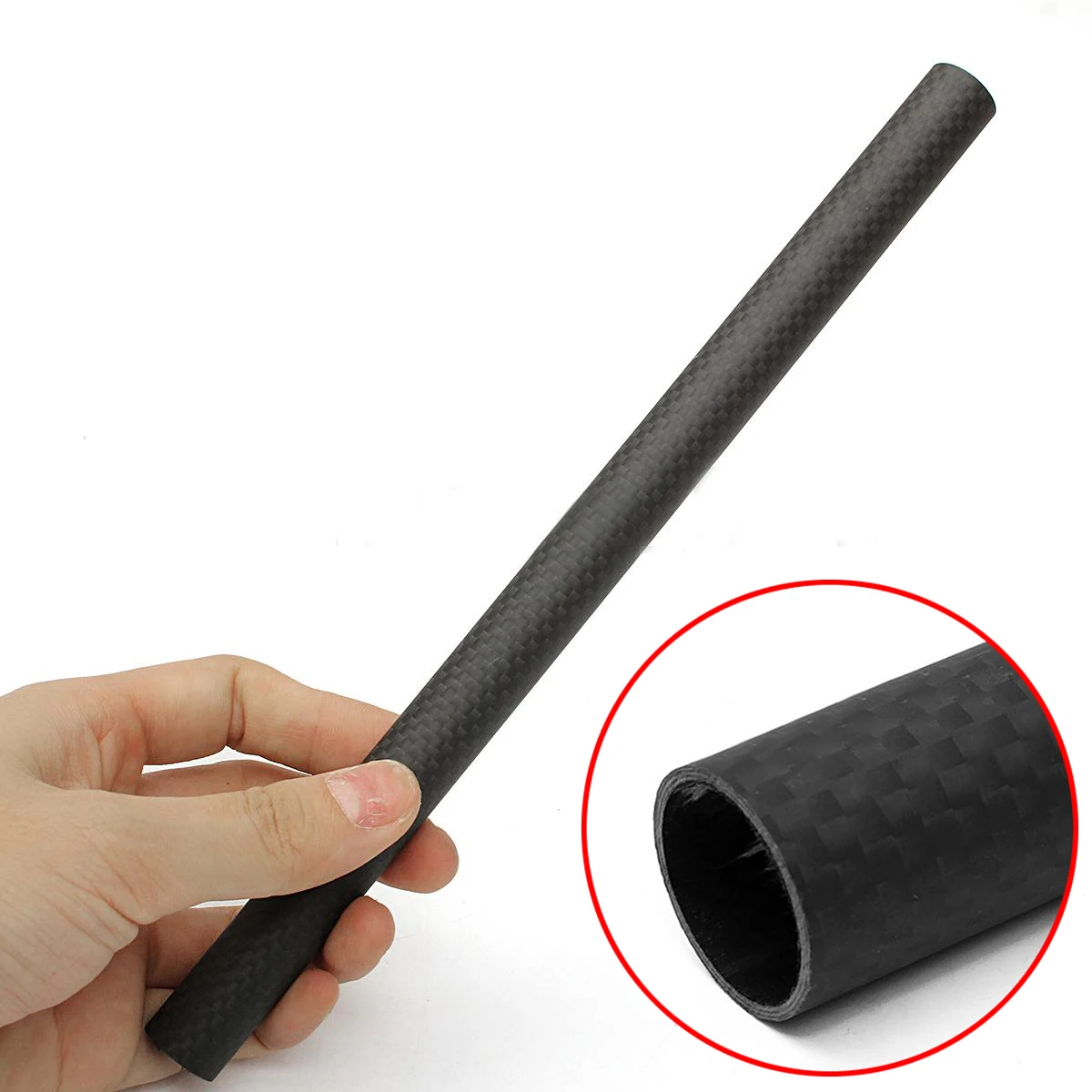 1pc 15*13*225mm 3K Carbon Fiber Tube Pipe For Quadcopter Multi-copter DIY | Other Tool Parts