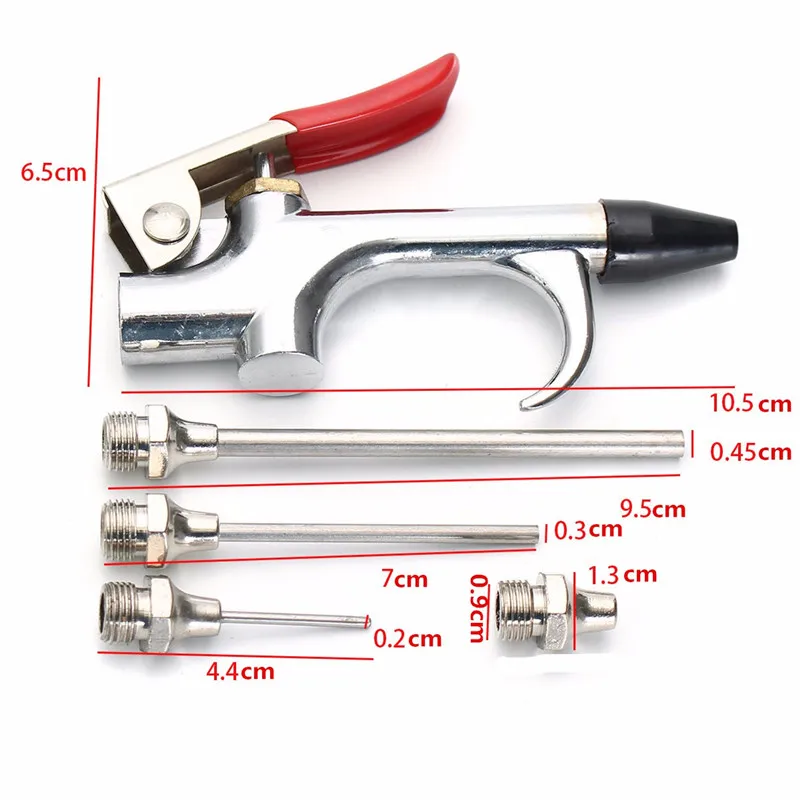 5 шт./компл. набор инструментов для выдувного пистолета с воздушным