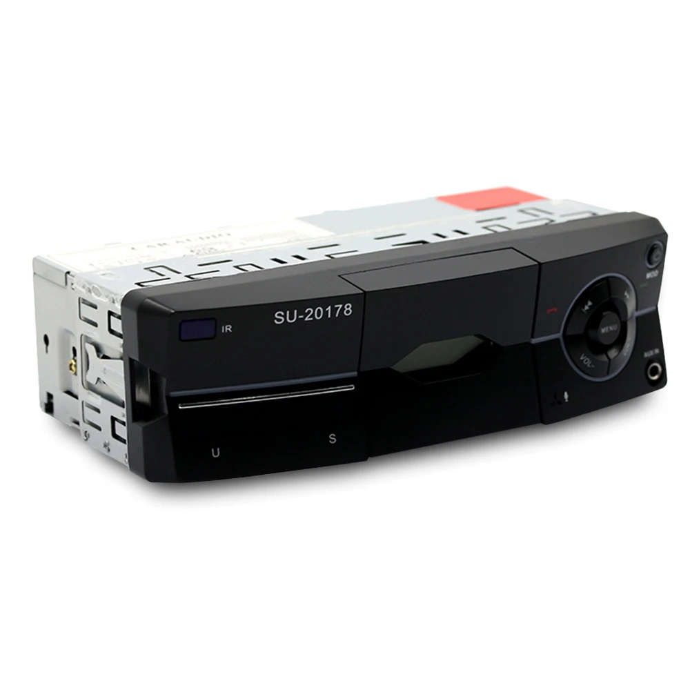 Горячая 12 В Bluetooth Стерео FM радио MP3 аудио плеер FM/USB AUX Авто электроники в тире с