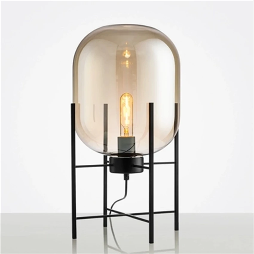 Современный Стеклянный светодиодный напольный светильник Vloerlamp стоячий s