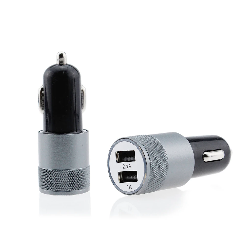Два порта USB Автомобильное зарядное устройство 2.1A батареи зарядные устройства