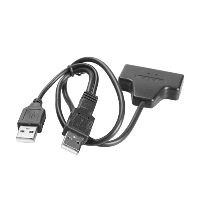 Новый USB 2 0 для SATA 7 + 15 Pin 22Pin Кабель адаптер 5 дюймового жесткого диска SATA| |