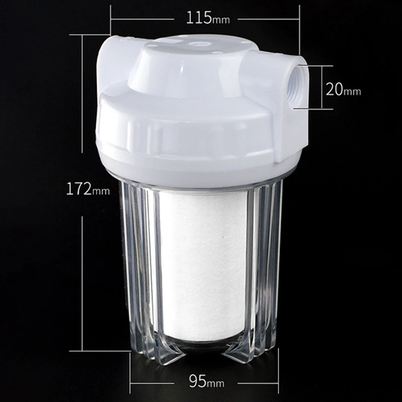 5 дюймов прозрачный фильтр Бутылка Воды Фильтр Очиститель предварительной