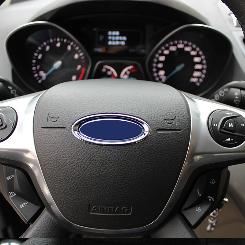 Немного поменяется 1 шт. хромированное рулевое колесо ABS для Ford New Focus 3 Kuga Escape 2012 2013