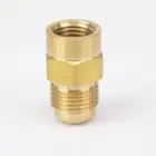 Фитинги для труб с внешним диаметром 38 дюйма x 14 дюйма, латунные переходники SAE с внутренним диаметром 45 градусов, соединители 1000 фунтов на кв. дюйм