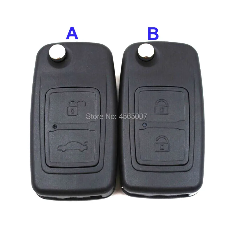 2 кнопки модифицированный пульт дистанционного ключа ABS Корпус для Chery A5 FULWIN TIGGO E5