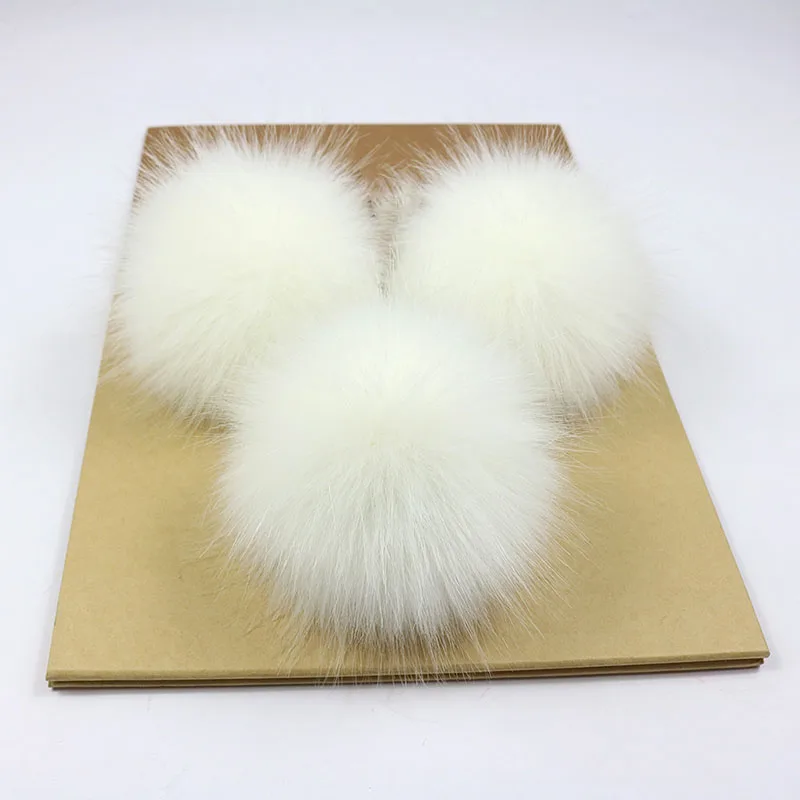 2PCS Fake Fur Ball for Clothes Beanie Hats Caps DIY Craft Decoration Accessories | Дом и сад