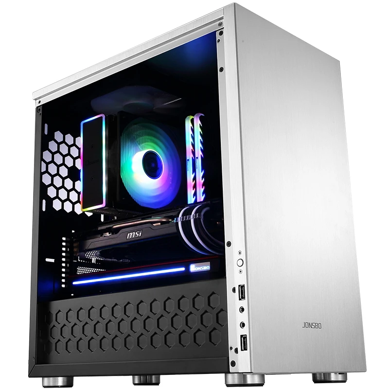Jonsbo Cr-601 4 тепловые трубы 256 Rgb цветной свет ЦП радиатор 12 см бесшумные вентиляторы