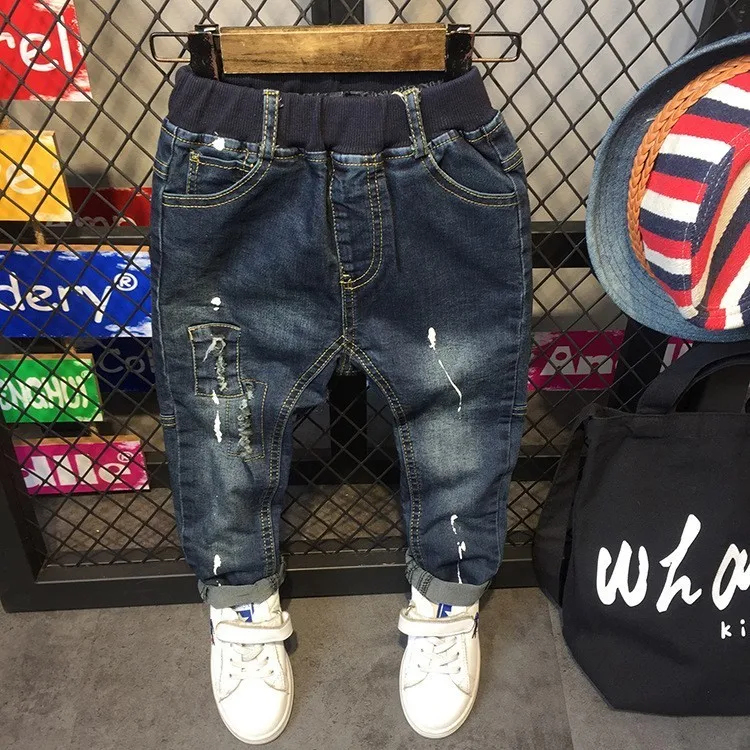 Spring Autumn Sports Suits For Boy Cartoon Print Sweater Denim Shirt Jeans 3pcs Toddler Boys Clothing Set Baby New Kids Costume | Детская