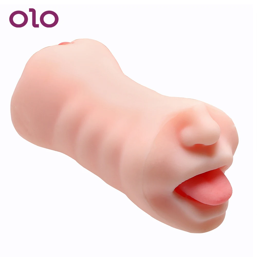OLO 3D Мужская мастурбация Глубокая глотка портативный оральный секс