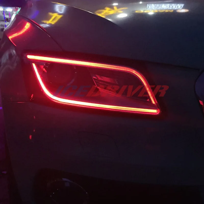 Icedriver для AUDI Q5 SQ5 DRL RGB многоцветные светодиодные панели 2013-2017 дневные ходовые огни
