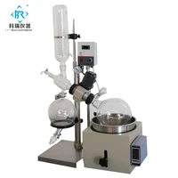 5l re501 lab industrial vacuum herbal distillation machine rotary evaporator rotovap with water oil bath