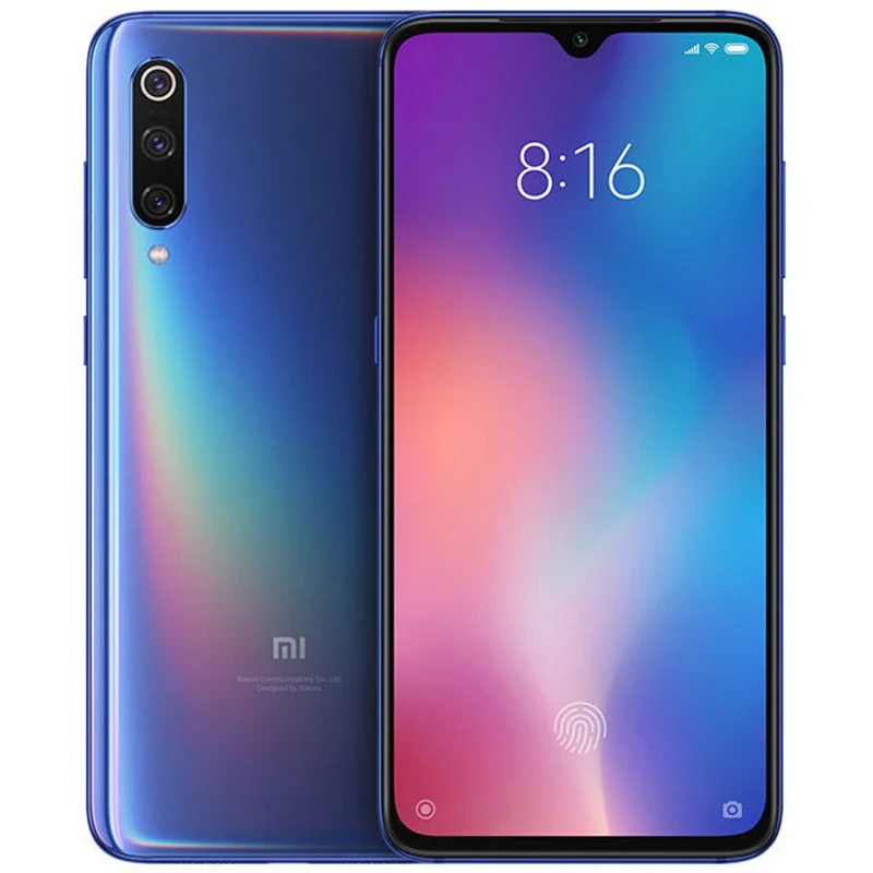 Xiaomi mi 9 6GB 128GB смартфон 20W с беспроводной зарядкой AMOLED экран Восьмиядерный 48MP + 16MP 12MP