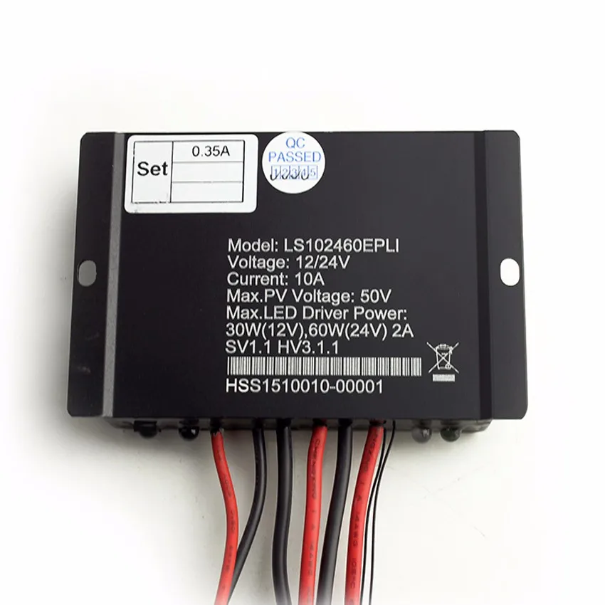 LEORY EPEVER 10A 24V Контроллер заряда на солнечной батарее уличный фонарь литиевая
