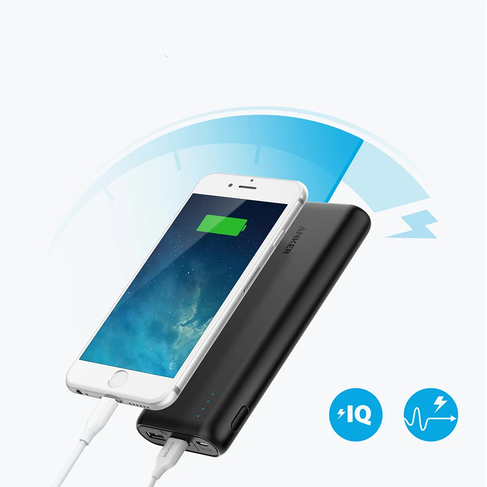 Внешний аккумулятор Anker PowerCore External Battery 20100mAh usb microUSB портативное зарядное
