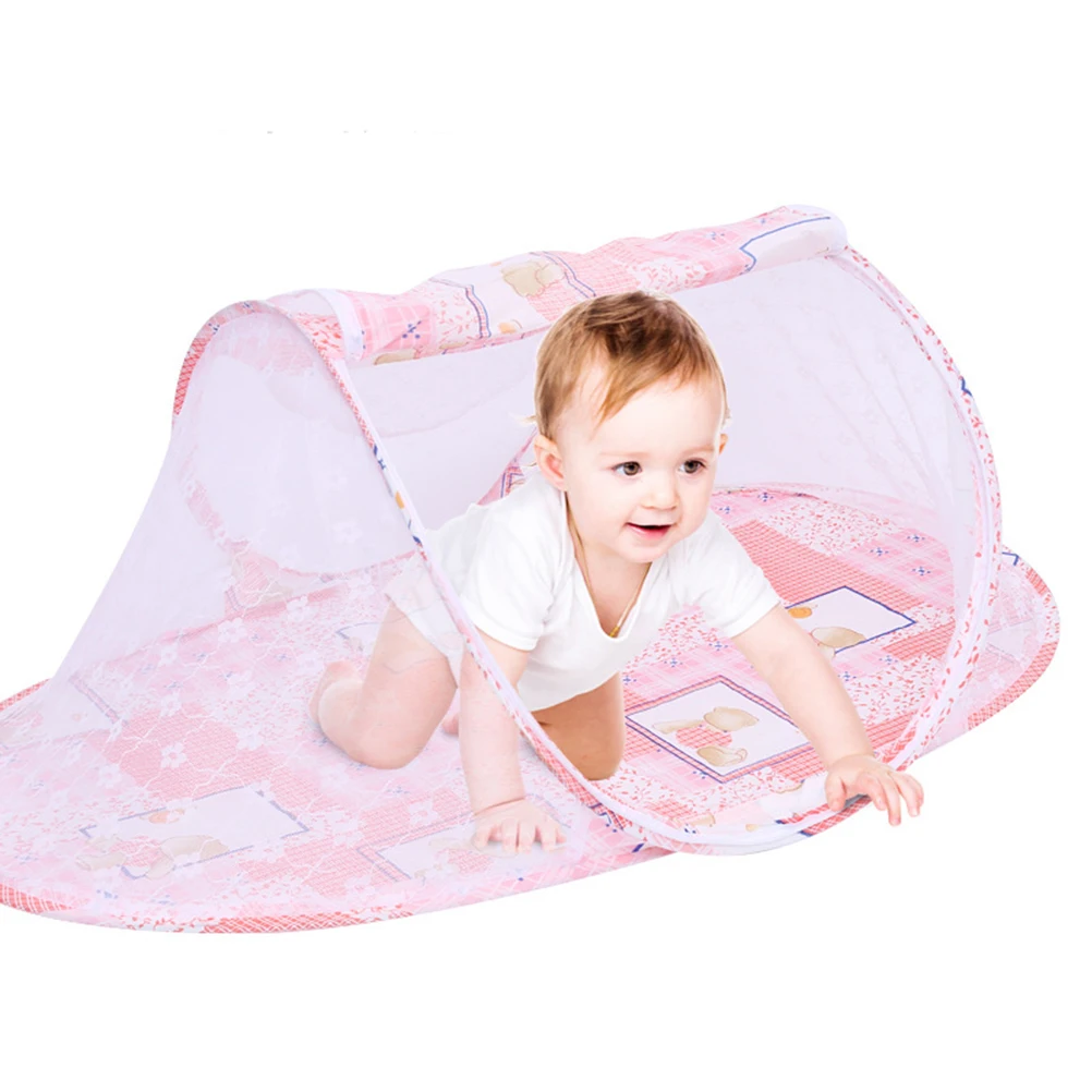 Портативный сетчатый навес складная детская коляска москитные сетки ребенка