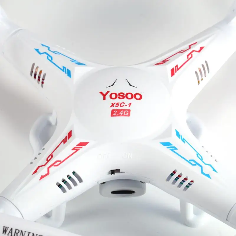 Просвет обновлен X5C 1 2 4G 4CH 6 осевой Квадрокоптер вертолет Drone с HD Камера RC