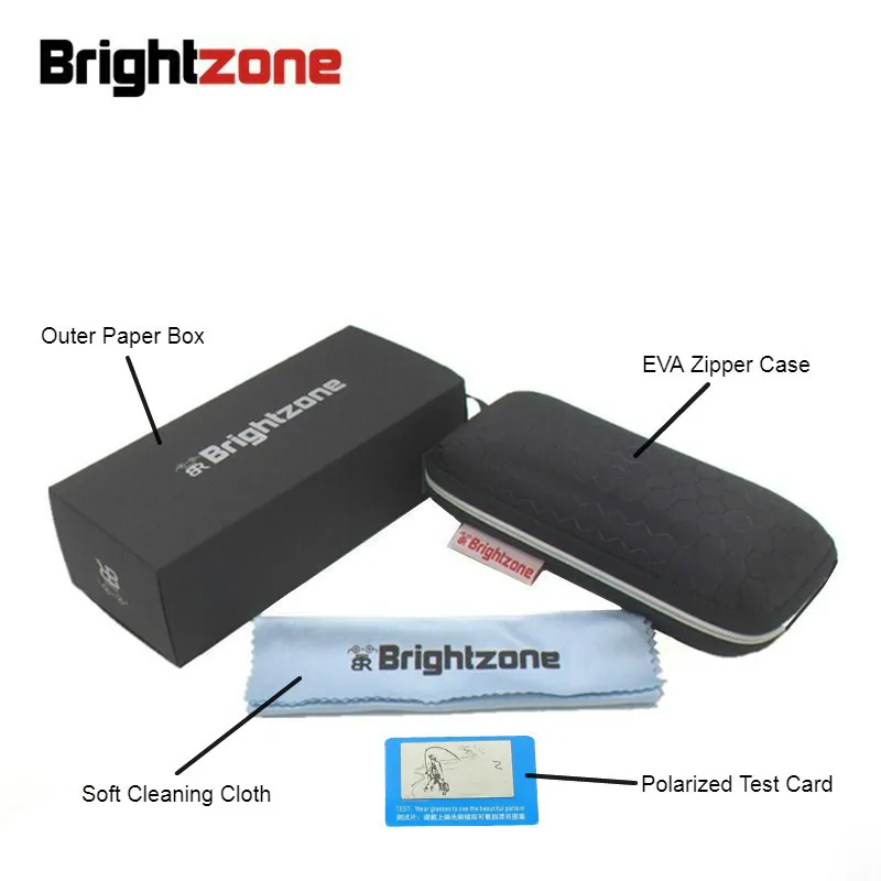 Brightzon винтажные алюминиевые металлические Мужские поляризационные круглые очки