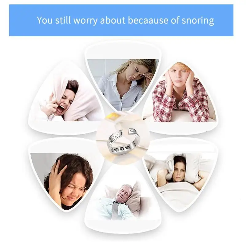 4 размера точечный массаж анти храп кольцо лечения против храпа устройства Snore
