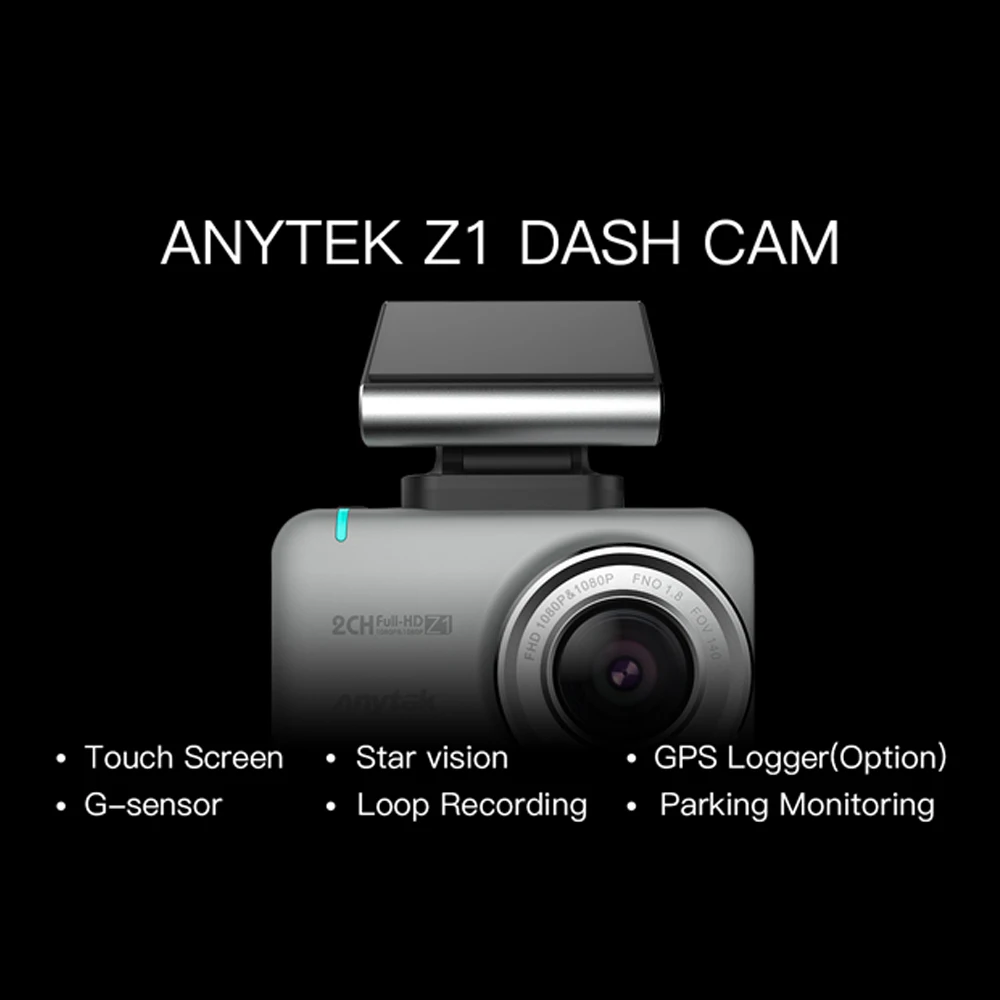 Автомобильный видеорегистратор 2 35 дюйма 1080P HD с камерой петлей Wi Fi автошпигель