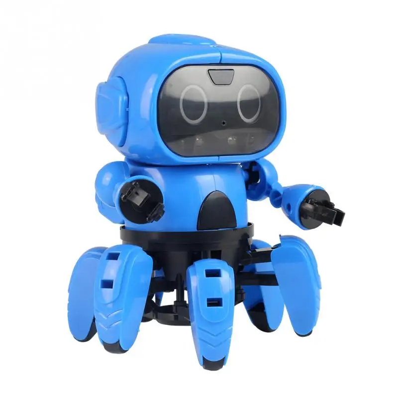 Kid Intelligent Induction Robot DIY Assembled Electric Follow with Gesture Sensor Obstacle Avoidance Kids Educational Toys | Игрушки и